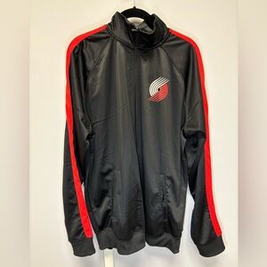NBA Portland Trailblazers Full Length Zip Up Jacket